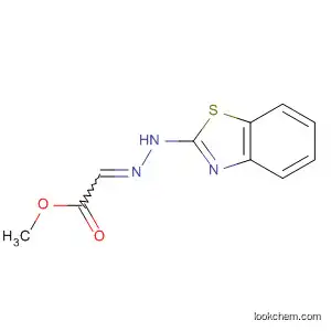 Molecular Structure of 88281-82-7 (Acetic acid, (2-benzothiazolylhydrazono)-, methyl ester)