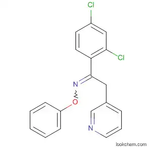 Molecular Structure of 88283-26-5 (Ethanone, 1-(2,4-dichlorophenyl)-2-(3-pyridinyl)-, O-phenyloxime)