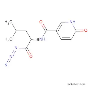 Molecular Structure of 88319-36-2 (Pentanoyl azide,
2-[[(1,6-dihydro-6-oxo-3-pyridinyl)carbonyl]amino]-4-methyl-, (S)-)