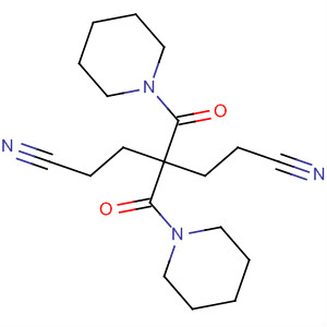 Piperidine, 1,1'-[2,2-bis(2-cyanoethyl)-1,3-dioxo-1,3-propanediyl]bis-