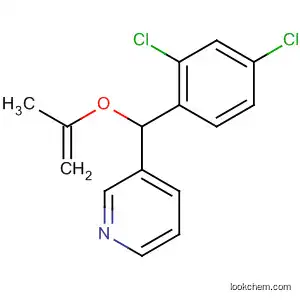Molecular Structure of 88321-53-3 (Pyridine, 3-[(2,4-dichlorophenyl)(2-propenyloxy)methyl]-)