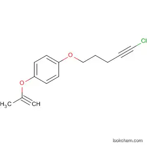 Molecular Structure of 88334-88-7 (Benzene, 1-[(5-chloro-4-pentynyl)oxy]-4-(2-propynyloxy)-)
