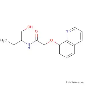 Molecular Structure of 88350-36-1 (Acetamide, N-[1-(hydroxymethyl)propyl]-2-(8-quinolinyloxy)-)
