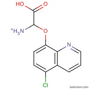 Molecular Structure of 88350-58-7 (Acetic acid, [(5-chloro-8-quinolinyl)oxy]-, ammonium salt)