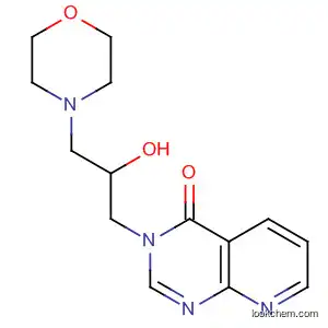 Molecular Structure of 88350-72-5 (Pyrido[2,3-d]pyrimidin-4(3H)-one,
3-[2-hydroxy-3-(4-morpholinyl)propyl]-)