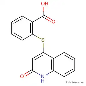 Molecular Structure of 88350-83-8 (Benzoic acid, 2-[(1,2-dihydro-2-oxo-4-quinolinyl)thio]-)