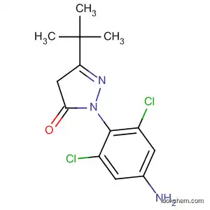Molecular Structure of 88351-66-0 (3H-Pyrazol-3-one,
2-(4-amino-2,6-dichlorophenyl)-5-(1,1-dimethylethyl)-2,4-dihydro-)