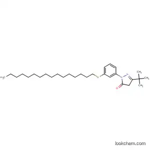 Molecular Structure of 88351-69-3 (3H-Pyrazol-3-one,
5-(1,1-dimethylethyl)-2-[3-(hexadecylthio)phenyl]-2,4-dihydro-)