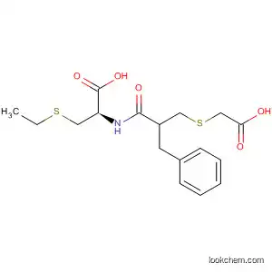 Molecular Structure of 88389-40-6 (L-Cysteine,
N-[2-[[(carboxymethyl)thio]methyl]-1-oxo-3-phenylpropyl]-S-ethyl-)