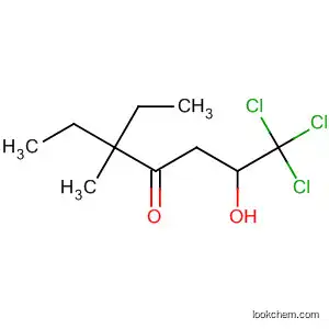 Molecular Structure of 88389-50-8 (4-Heptanone, 1,1,1-trichloro-5-ethyl-2-hydroxy-5-methyl-)