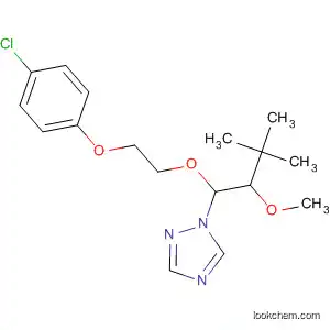 Molecular Structure of 88427-68-3 (1H-1,2,4-Triazole,
1-[1-[2-(4-chlorophenoxy)ethoxy]-2-methoxy-3,3-dimethylbutyl]-)