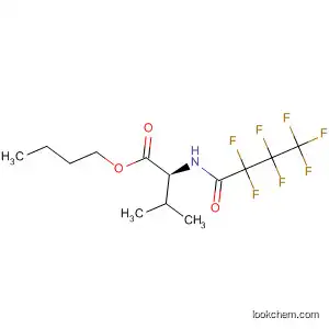 Molecular Structure of 88435-43-2 (Valine, N-(2,2,3,3,4,4,4-heptafluoro-1-oxobutyl)-, butyl ester)