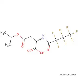 Molecular Structure of 88435-98-7 (Aspartic acid, N-(2,2,3,3,4,4,4-heptafluoro-1-oxobutyl)-,
1-(1-methylethyl) ester)