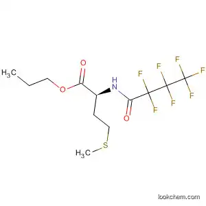 Molecular Structure of 88436-11-7 (Methionine, N-(2,2,3,3,4,4,4-heptafluoro-1-oxobutyl)-, propyl ester)