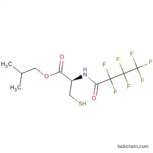 Molecular Structure of 88436-24-2 (Cysteine, N-(2,2,3,3,4,4,4-heptafluoro-1-oxobutyl)-, 2-methylpropyl
ester)
