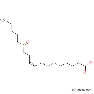 Molecular Structure of 88462-50-4 (9-Dodecenoic acid, 12-(pentylsulfinyl)-, (9Z)-)