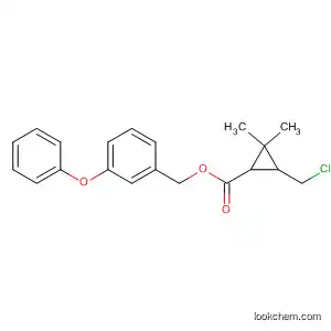 Molecular Structure of 88469-65-2 (Cyclopropanecarboxylic acid, 3-(chloromethyl)-2,2-dimethyl-,
(3-phenoxyphenyl)methyl ester)