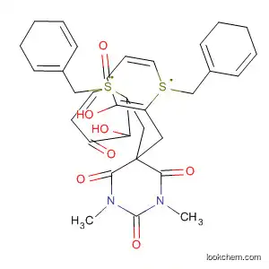 Molecular Structure of 88470-04-6 (2,4,6(1H,3H,5H)-Pyrimidinetrione,
5,5-bis[(3-hydroxy-4-oxo-4H-1-benzothiopyran-2-yl)methyl]-1,3-dimethyl
-)