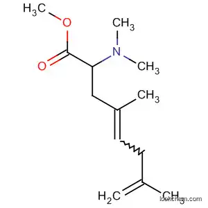 Molecular Structure of 88471-76-5 (4,7-Octadienoic acid, 2-(dimethylamino)-4,7-dimethyl-, methyl ester)