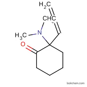 Molecular Structure of 88471-97-0 (Cyclohexanone, 2-(dimethylamino)-2-(1,2-propadienyl)-)