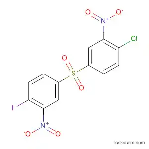 Molecular Structure of 88519-43-1 (Benzene, 1-chloro-4-[(4-iodo-3-nitrophenyl)sulfonyl]-2-nitro-)