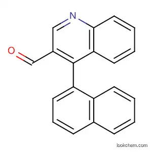 Molecular Structure of 88549-53-5 (3-Quinolinecarboxaldehyde, 4-(1-naphthalenyl)-, (S)-)