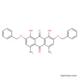Molecular Structure of 88604-10-8 (9,10-Anthracenedione,
4,5-diamino-1,8-dihydroxy-2,7-bis(phenylmethoxy)-)
