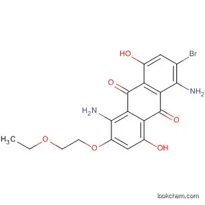 Molecular Structure of 88604-48-2 (9,10-Anthracenedione,
1,5-diamino-2-bromo-6-(2-ethoxyethoxy)-4,8-dihydroxy-)