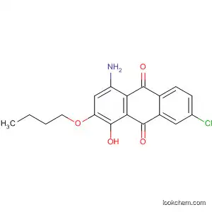 Molecular Structure of 88605-01-0 (9,10-Anthracenedione, 4-amino-2-butoxy-7-chloro-1-hydroxy-)