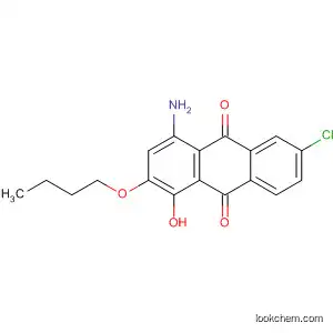Molecular Structure of 88605-11-2 (9,10-Anthracenedione, 4-amino-2-butoxy-6-chloro-1-hydroxy-)