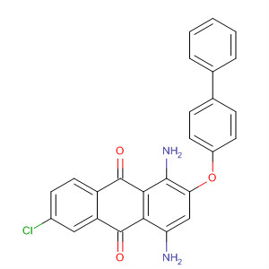 9,10-Anthracenedione, 1,4-diamino-2-([1,1'-biphenyl]-4-yloxy)-6-chloro-