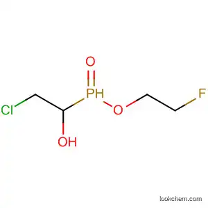 Molecular Structure of 88648-66-2 (Phosphinic acid, (2-chloro-1-hydroxyethyl)-, 2-fluoroethyl ester)