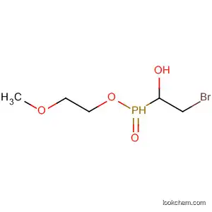 Molecular Structure of 88648-69-5 (Phosphinic acid, (2-bromo-1-hydroxyethyl)-, 2-methoxyethyl ester)