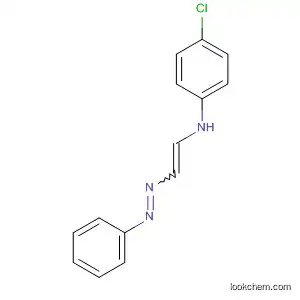Molecular Structure of 88648-82-2 (Benzenamine, 4-chloro-N-[2-(phenylazo)ethenyl]-, (E,E)-)