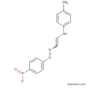 Molecular Structure of 88648-86-6 (Benzenamine, 4-methyl-N-[2-[(4-nitrophenyl)azo]ethenyl]-, (E,E)-)