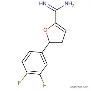 Molecular Structure of 88649-58-5 (2-Furancarboximidamide, 5-(3,4-difluorophenyl)-)