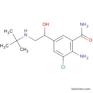 Molecular Structure of 88698-78-6 (Benzamide,
2-amino-3-chloro-5-[2-[(1,1-dimethylethyl)amino]-1-hydroxyethyl]-)