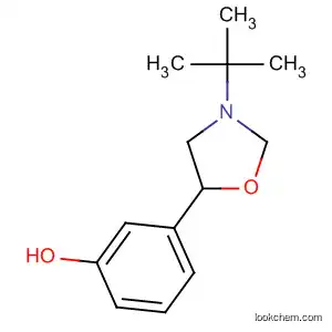 Molecular Structure of 88698-98-0 (Phenol, 3-[3-(1,1-dimethylethyl)-5-oxazolidinyl]-)
