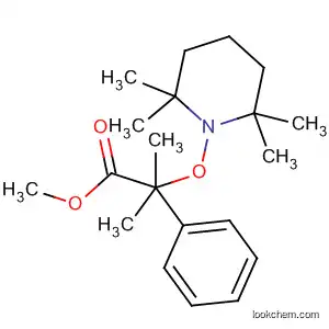 Molecular Structure of 88699-46-1 (Benzenepropanoic acid,
a-methyl-a-[(2,2,6,6-tetramethyl-1-piperidinyl)oxy]-, methyl ester)