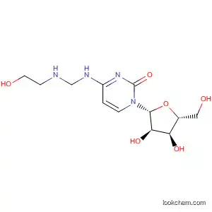 Molecular Structure of 88699-77-8 (Cytidine, N-[[(hydroxymethyl)methylamino]methyl]-)