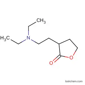Molecular Structure of 88735-22-2 (2(3H)-Furanone, 3-[2-(diethylamino)ethyl]dihydro-)