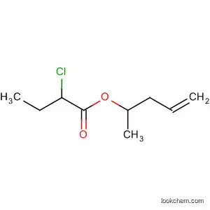 Molecular Structure of 88736-47-4 (Butanoic acid, 2-chloro-, 1-methyl-3-butenyl ester)
