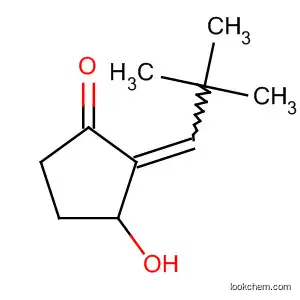 Molecular Structure of 88738-19-6 (Cyclopentanone, 2-(2,2-dimethylpropylidene)-3-hydroxy-)