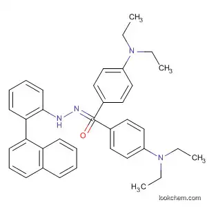 Molecular Structure of 88738-71-0 (Methanone, bis[4-(diethylamino)phenyl]-,
1-naphthalenylphenylhydrazone)