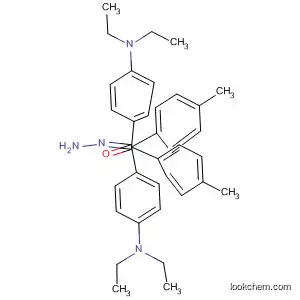 Molecular Structure of 88738-72-1 (Methanone, bis[4-(diethylamino)phenyl]-, bis(4-methylphenyl)hydrazone)