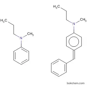 Molecular Structure of 88741-33-7 (Benzenamine, 4,4'-(phenylmethylene)bis[N-methyl-N-propyl-)
