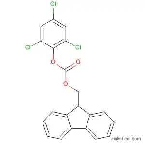 Molecular Structure of 88744-03-0 (Carbonic acid, 9H-fluoren-9-ylmethyl 2,4,6-trichlorophenyl ester)
