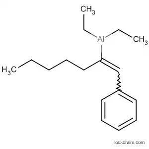 Molecular Structure of 88803-98-9 (Aluminum, diethyl[1-(phenylmethylene)hexyl]-)