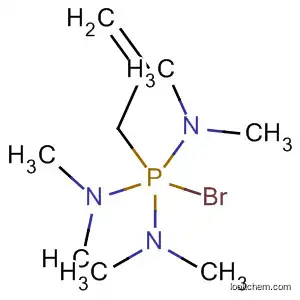 Molecular Structure of 88804-76-6 (Phosphoranetriamine,
1-bromo-N,N,N',N',N'',N''-hexamethyl-1-(2-propenyl)-)