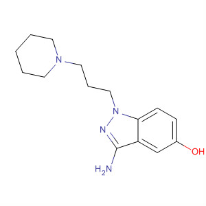 1H-Indazol-5-ol, 3-amino-1-[3-(1-piperidinyl)propyl]-